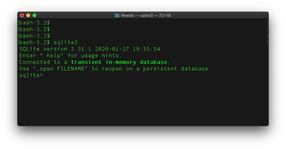 sqlite